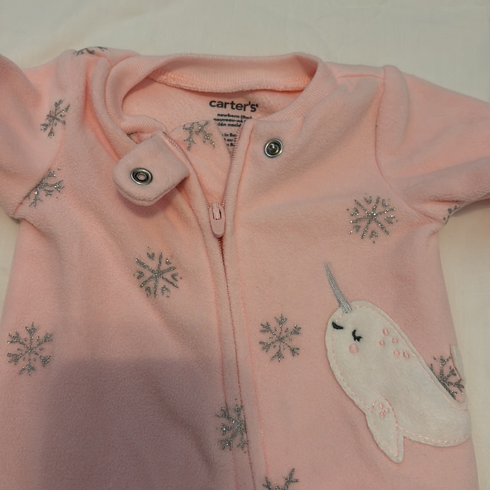 Newborn pajamas. Carter’s,Disney,Pause&Sleep - Picture 5 of 8